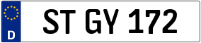 Truck License Plate